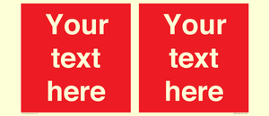 Custom Prohibition: Blank (red) sign